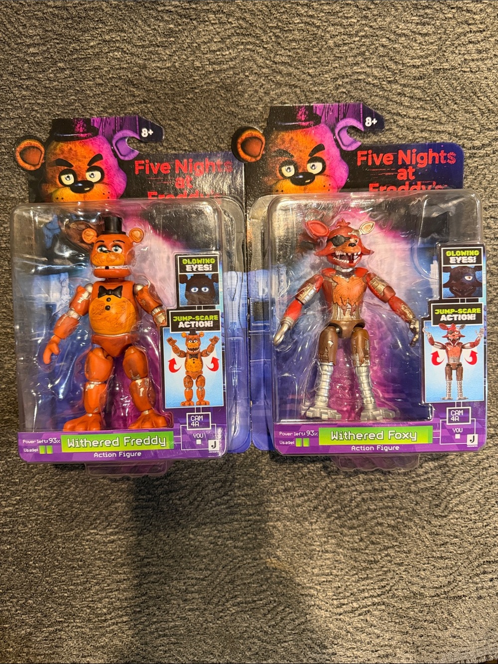 Five Nights At Freddy’s Withered Freddy and Withered Foxy Action Figures